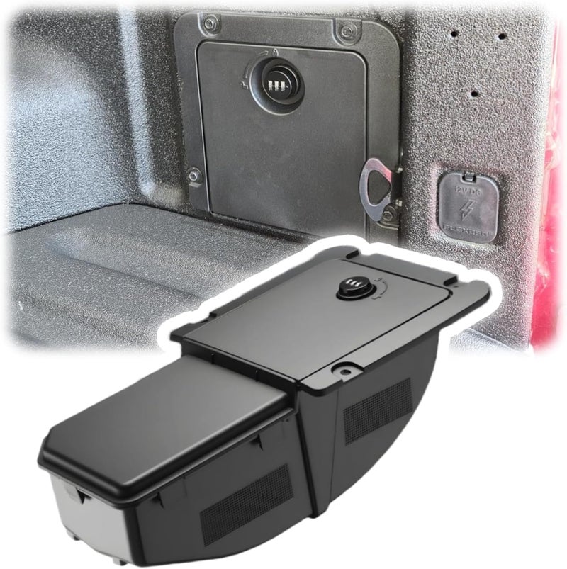 ABAGAEL Truck Bed Storage Organizer with Lock, Cargo Bin for Ford Maverick 2022-2025, Password Protected - Image 1